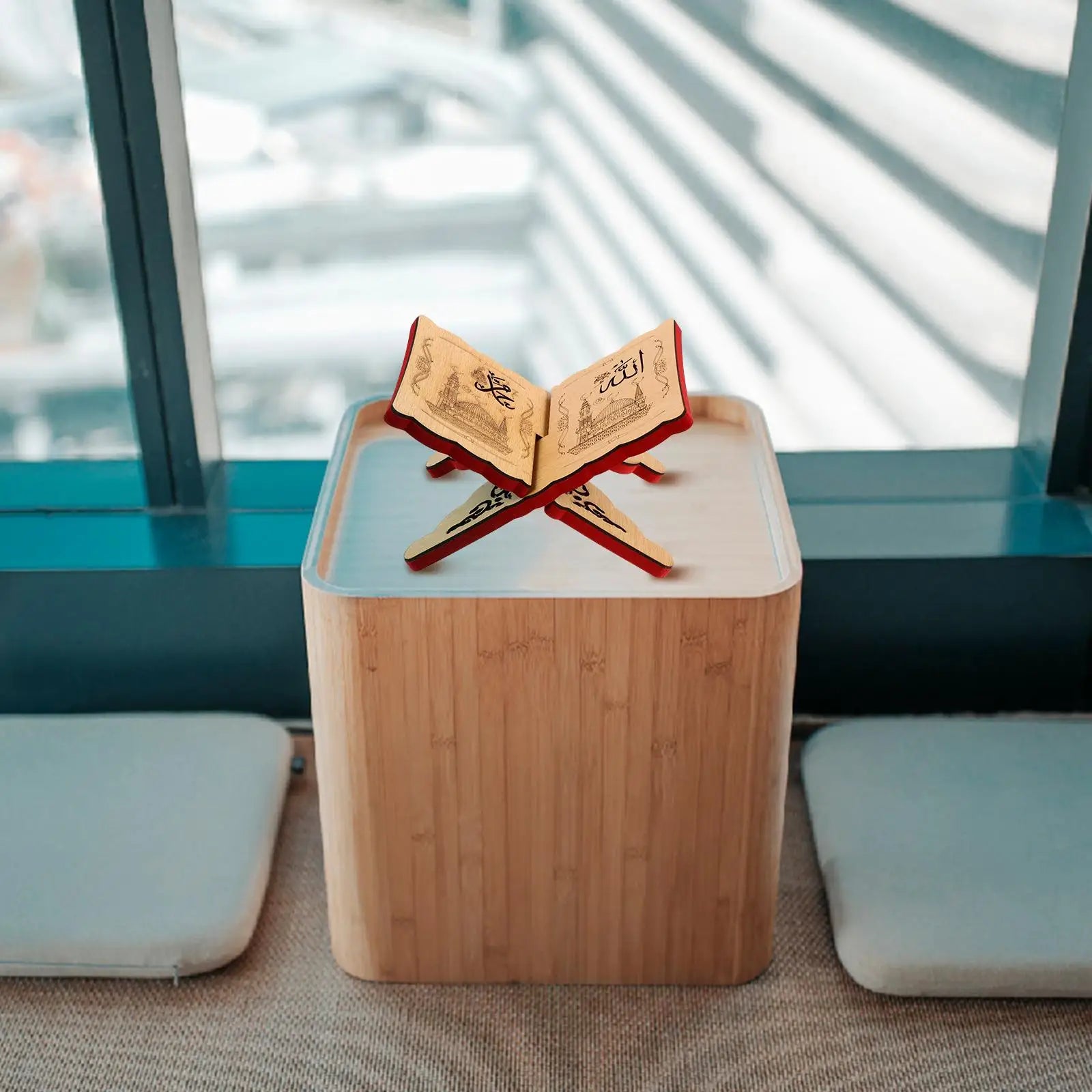 Wooden Quran Bookshelf