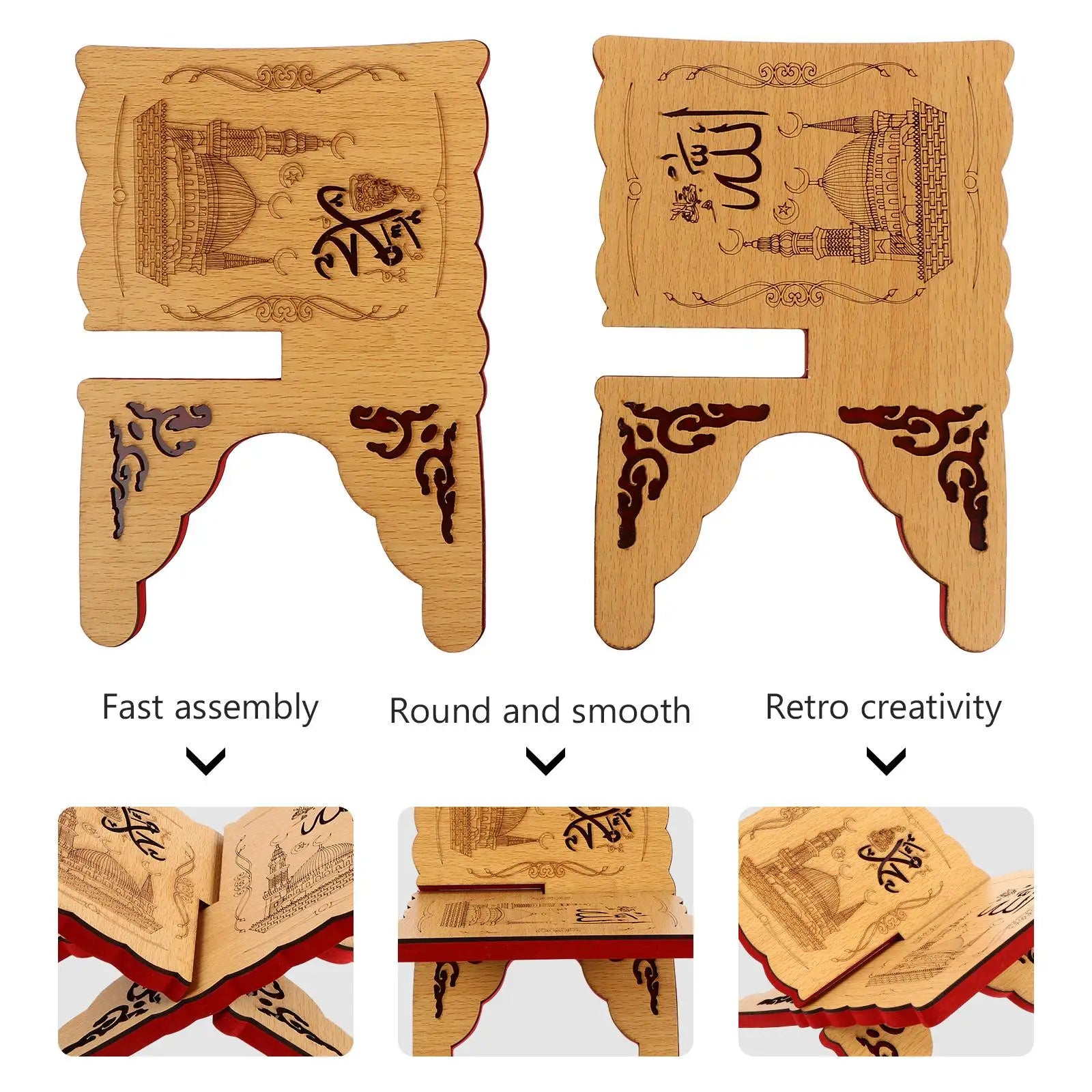 Wooden Quran Bookshelf